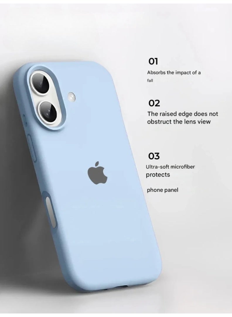 iPhone 17 Case Liquid Silicone Full-Body Protection Cover For iPhone 17 Smooth Finish Stylish Case with Microfiber Lining Cover For iPhone 17 6.3-inch - Image 4